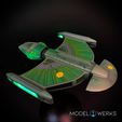 RomulanScienceShip3.jpg 1/1400 Scale Romulan Science Vessel