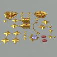 03.jpg Genshin Impact Mona Default outfit Jewelry and Accessories set. Video game, props, cosplay