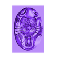 tigerHeadfff.stl tiger head pendant