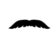 bigote4.png Set of Mustaches and Cutting Mustaches for Father's Day cookie cutter - Set of Mustaches and Cutting Mustaches for Father's Day cookie cutter
