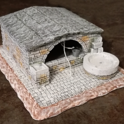 Fontaine romaine de Ceyreste.png STL file Roman Fountain of Ceyreste for Provençal crib.・3D print design to download