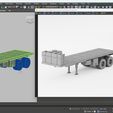Workspace-Process-M871A2-Semi-Trailer-2.jpg M871A2 Military Flatbed Semi-Trailer STL – Tactical Cargo Trailer – HO Scale 1/87