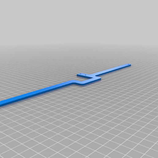 Cable holder for heating bed and X axis on the JGAurora 5S - 3D model önizlemesi