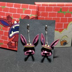WhatsApp-Image-2021-11-27-at-5.47.24-PM.jpeg Файл STL Ickis Earrings・Дизайн 3D-печати для загрузки3D