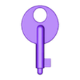 Handcuff_Key_v3.stl Handcuff Skeleton Key