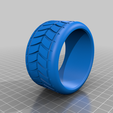Tire.png 1/10 Onroad wheel 12mm hex with casted tire