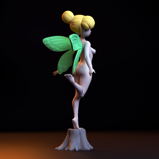 🔔 Tinker Bell・ STL File for 3D printing・Cults