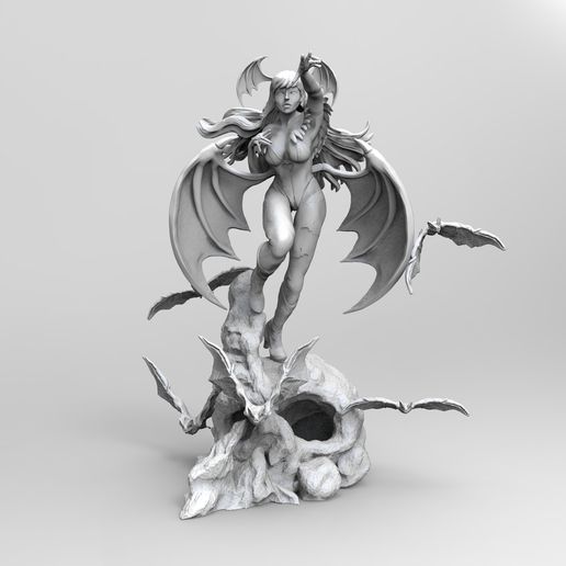 Morrigan Aensland - Dark Stalkers ( 3D STL Files ) 3D model