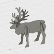 reindeer.jpg Reindeer (3D print for desktop or woodwork with life-size)