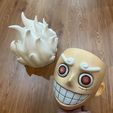 z6193677041529_a8fa39f999a5b4409bf452e95ab7c06e.jpg Luffy Gear 5 Head Mask Wearable - One Piece Cosplay