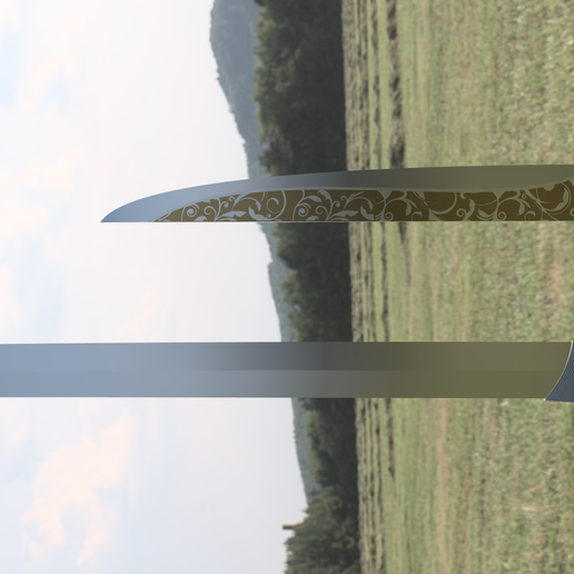 🗡️ Espada de Rakuyo - Bloodborne・Arquivo STL para Impressão 3D