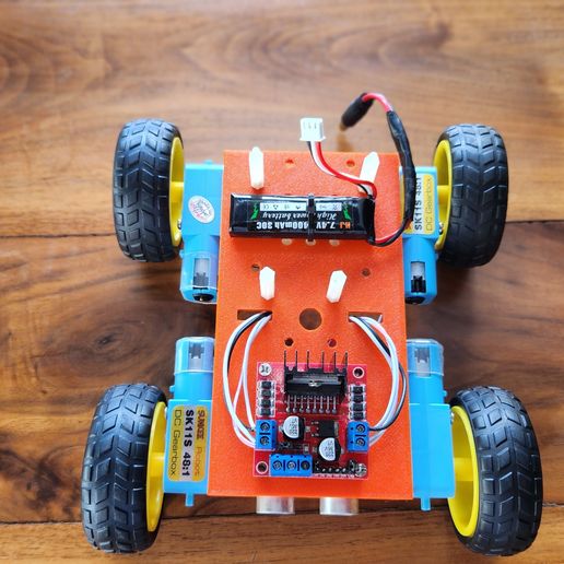 3.jpg 4WD chassic car Arduino Roboter