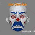 clownmask_joker_3d_print_model_stl_file_01.jpg Joker Clown Mask - Henchmen Dark Knight Cosplay