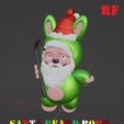 santarabbitpromo.jpg bobo desk figurine & keyring pack