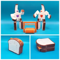 hc.webp Archivo STL Transformador de jamón y queso・Plan de impresora 3D para descargar
