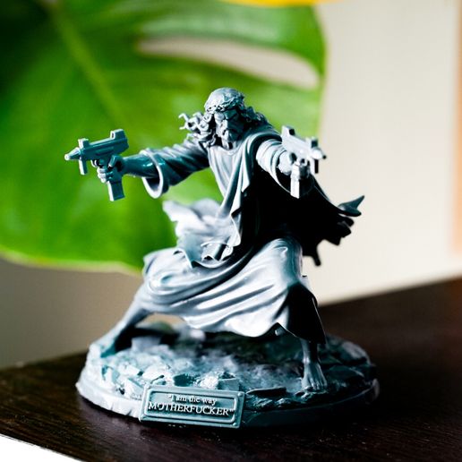 ️ Uzi Jesus – Fan-Made Dungeon Crawler Carl Files・ STL File for 3D ...
