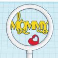 mommy2.jpg Topo de Bolo Mommy love you