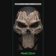 18.JPG Death Mask - Darksiders 3D print model