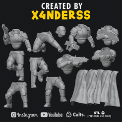 6245-65-65545.png [X4NDERSS 1⁄48] UNOFFICIAL HELLDIVERS 2 SET 3 • FAN ART • FS-34 Exterminator • ARMY • MODULAR • LEGION SCALE • SOLDIER • alien • Super Earth • Eagle • SOLDIERS • MARINE • GALACTIC • Space • MINIATURE • 3D PRINT • PRINTING • squad •