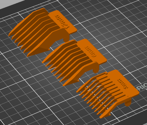 STL file HAIRCUT MACHINE COMB ACCESORIES (3-6-12)mm 💇 ・3D print design ...
