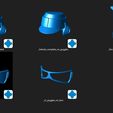 helmet-1-12.jpg Clone Wars Captain Rex Onderon Rebel armor kit for 1 12 figures 3D print model