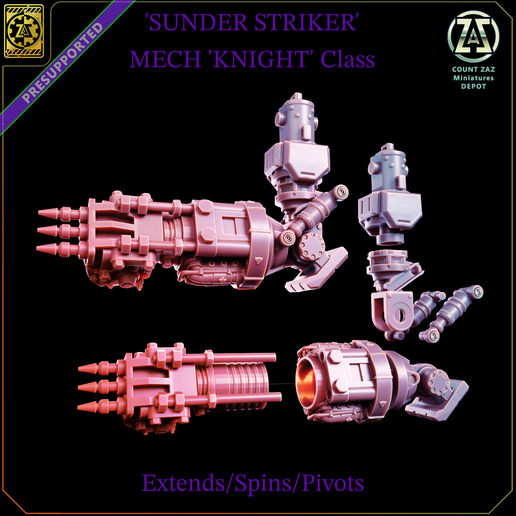 SUNDER STRIKER for Mech 'Knight' Class