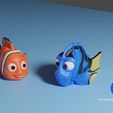 Dory-Render3-with-Nemo.jpg Articulated Dory wiggly pet