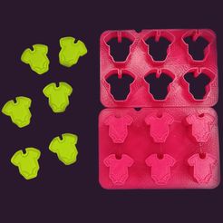PlanchaRopita1.jpg STL file Sprikles - Baby Miniature Cutter - Baby Clothes.・3D printing template to download
