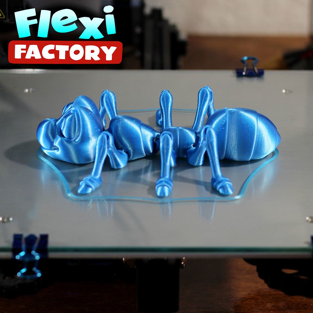 Ant02.jpg Fichier STL Fourmi mignonne Flexi Print-in-Place・Modèle pour impression 3D à télécharger, FlexiFactory
