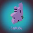 Samurai.jpg BEST MEEPLE MEGA PACK INCLUDING ALIEN & MECH (COMMERCIAL VERSION)