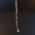 untitled5.png Alastor Mad-eye Moody walking stick - STL files for 3D printing 3D print model