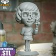 3.jpg Velma Chibi STL para impresión 3D ChibiSTL 3DXM