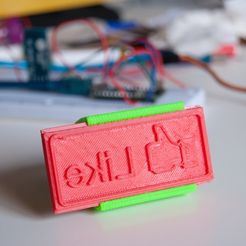f46f4fbd45d7e3b4cad6aa11f493d211.jpg Free STL file iLike Stamp - Stamp for people who like things・3D printing idea to download