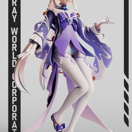 🦸 Sangonomiya Kokomi | Genshin Impact・ 3D File for 3D printing