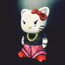 1.jpg STL file STREET HELLO KITTY - NO SUPPORTS・Template to download and 3D print, Ozvald3D
