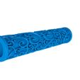 662333.jpg oriental pattern clay roller stl / pottery roller stl / leaf clay rolling pin /flower pattern cutter printer