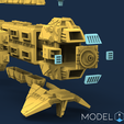 CardassianFreighter4.png 1/1000 Scale 24th Century Alien Freighter