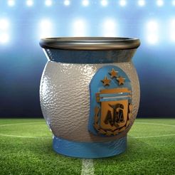 version-2-1.jpg STL file Mate Argentina World Champion - 3 stars・Model to download and 3D print