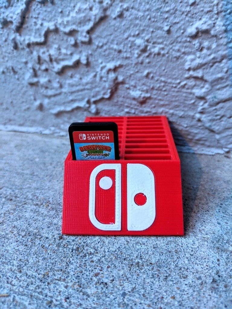 Free STL file Nintendo Switch Cartridge Game Holder・Template to