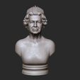 09.jpg Queen Elizabeth II Bust 3D print model