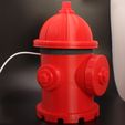 f_IMG_7695.jpg Cool Red Fire Hydrant Google Home Mini Holder Classy Firefighter Gift Nest Mini Stand Police Fireman City Worker 1st 2nd Generation Case