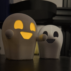 IMG_3255.png 3D file Ghost candle・3D printing template to download