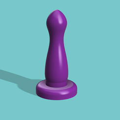 Model-1.png Бесплатный STL файл Старинный фаллоимитатор (3 размера)・Объект для скачивания и 3D печати