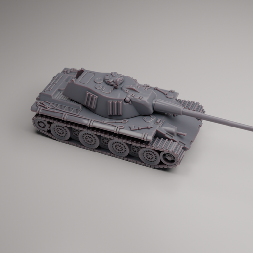🪖 Entwicklung E-79 German Tank (Fake)・Free STL File for ・Cults