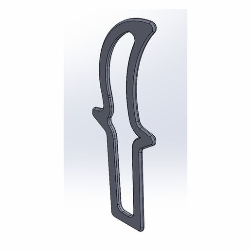 Kids Pirate Cutlass - Built-in Handguard, Print Flat, No Supports