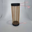 exp.jpg STL file wine holder WOODEN SKEWERS SUPPORT BOUTEILLE DE VIN・3D printing idea to download
