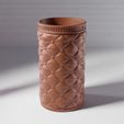 vase_0104_01a.jpg LEATHERY VASE 0104