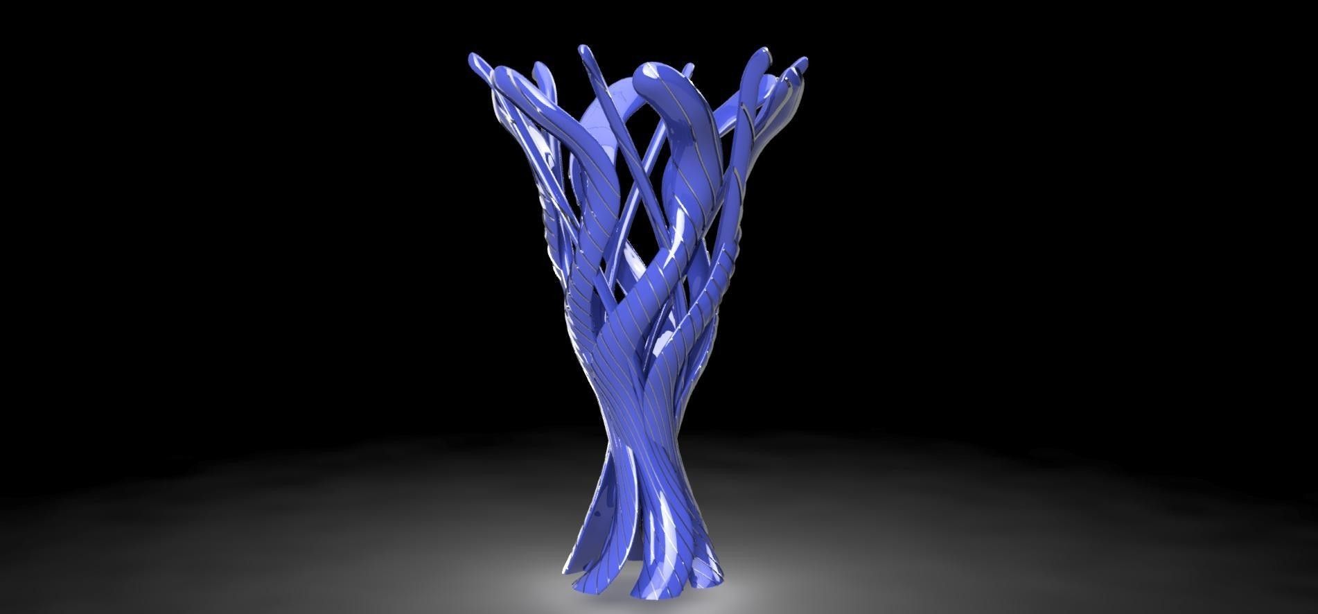 blue.jpg 3D file wild textured vase・Model to download and 3D print, ImmersedN3D