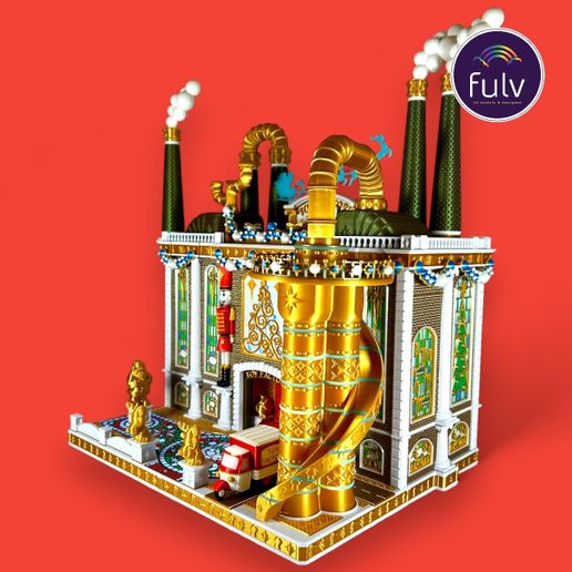 🧑‍🏭 THE TOY FACTORY (Static Version)・ 3D File for 3D printing・Cults