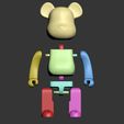 pic1.jpg BearBrick Kaws Articulated mashup supreme